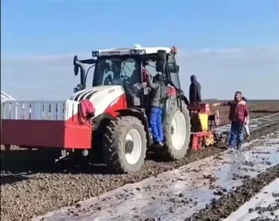 Többfunkciós kézi push burgonya hagyma fokhagymás ültetőgép 7 sor vetőmag ültetvény tartalék alkatrészekkel a mezőgazdasági ültetvényhez