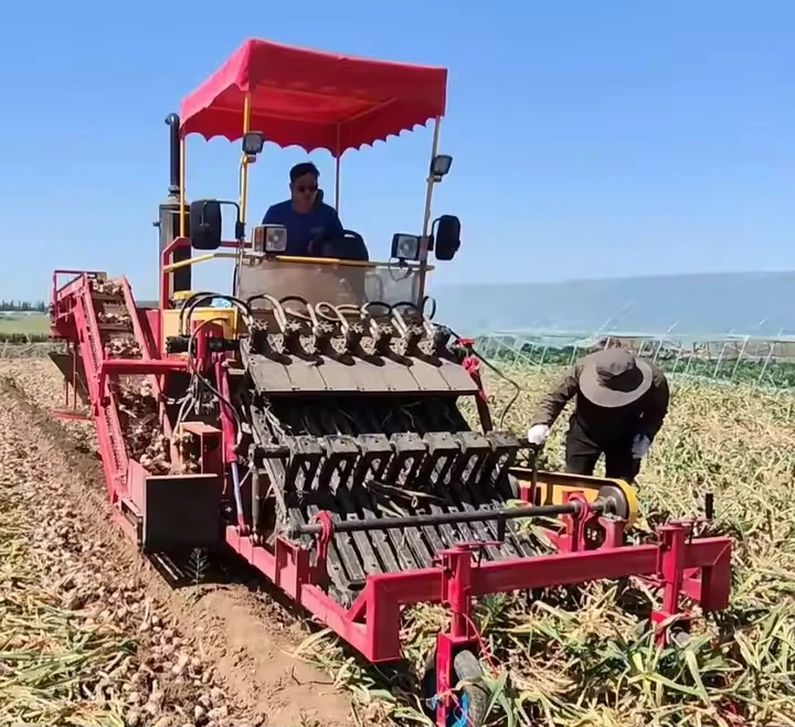 OEM CE tanúsított Gralic Harvester Machine Mezőgazdasági betakarítás és vágóberendezések Mini traktor -- Tracted fokhagymás ásatási eszköz